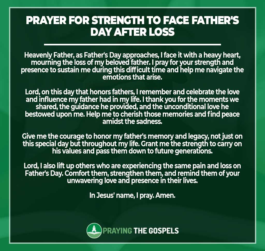 Prayers for Loss of Father