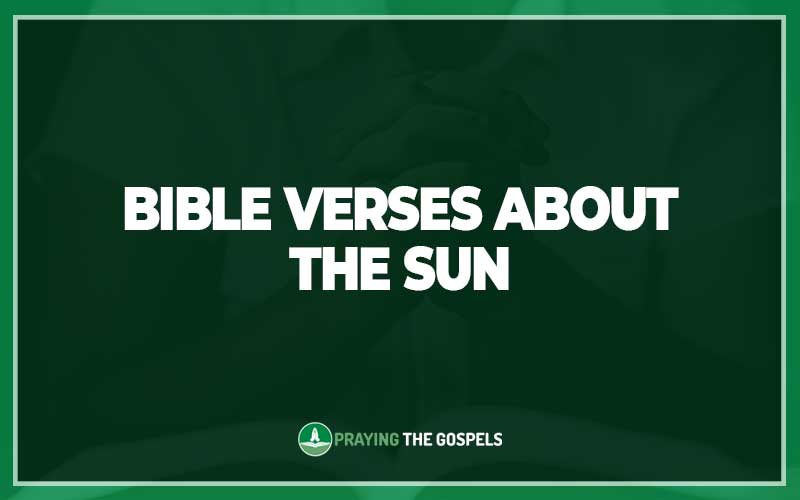 Bible Verses About the Sun
