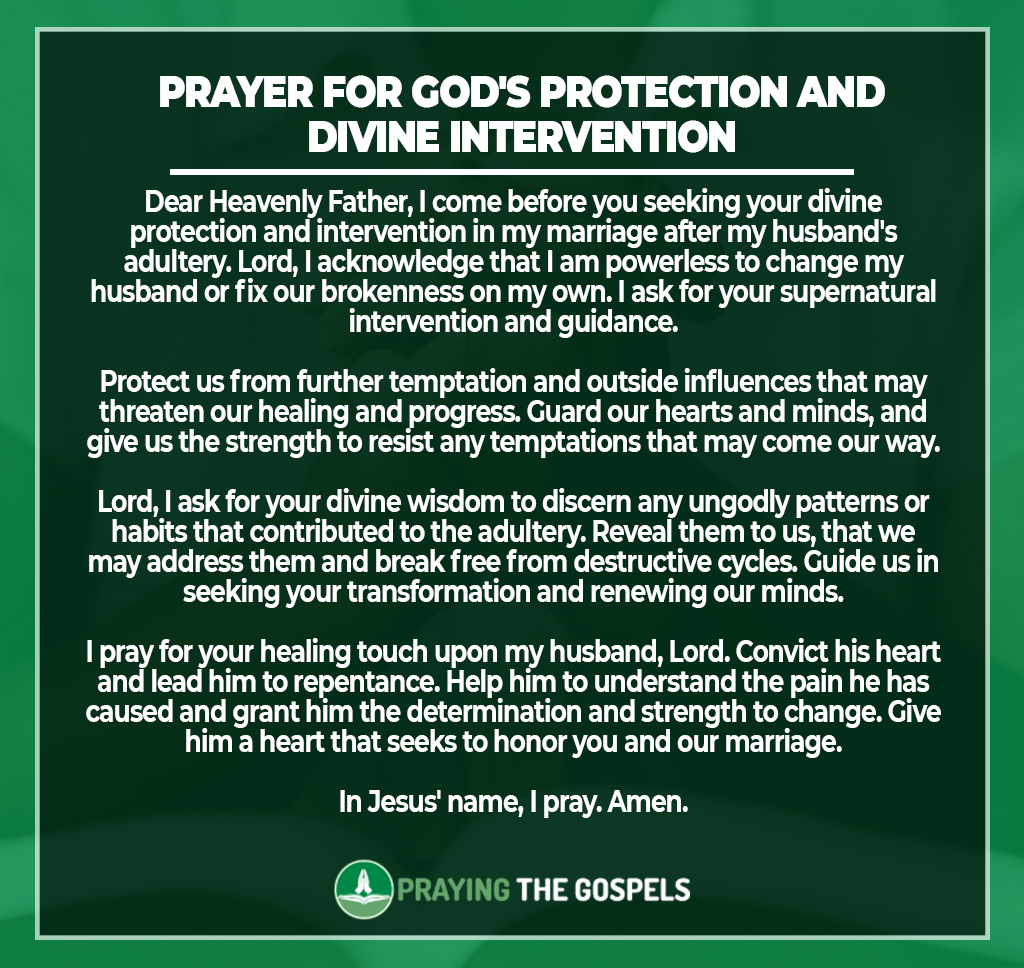 Prayer for God's Protection and Divine Intervention