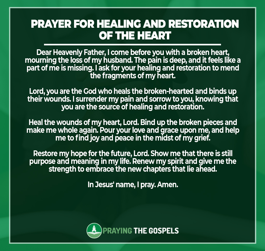 Prayer for Healing and Restoration of the Heart