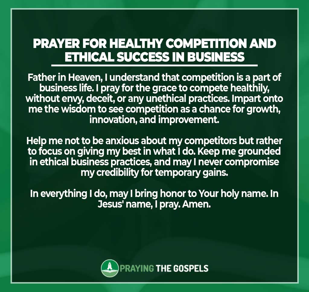 Prayers for Success In Business