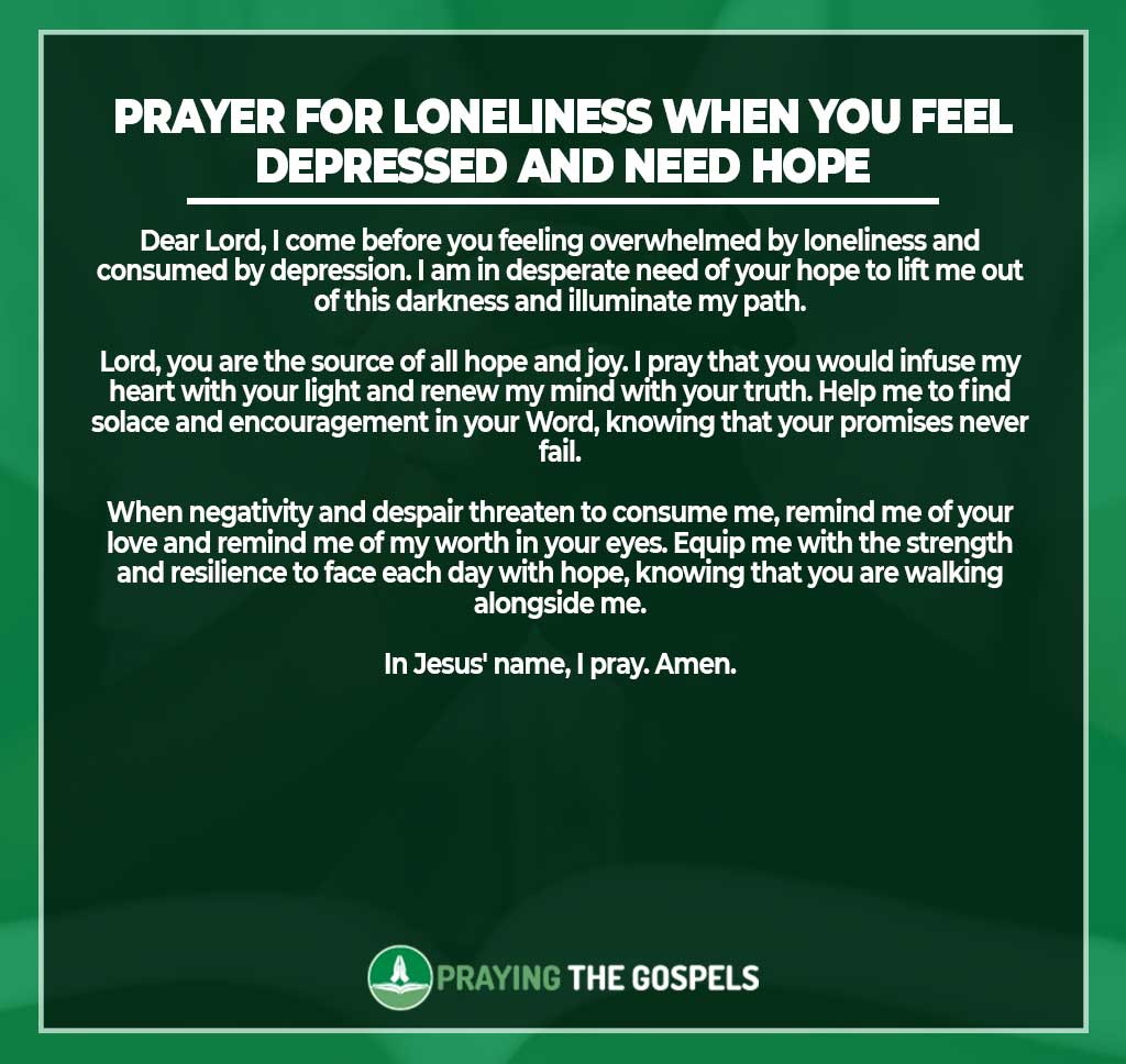 Prayer for Loneliness