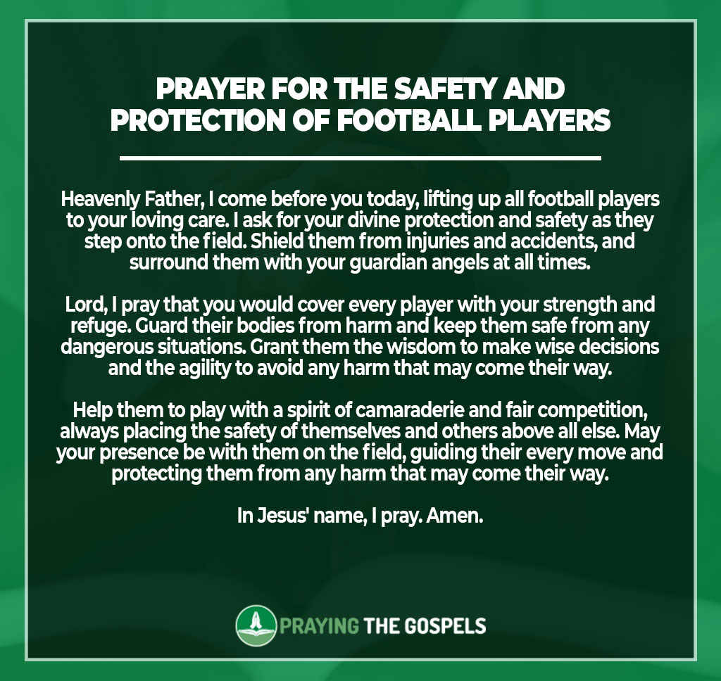 Prayers for Football Players