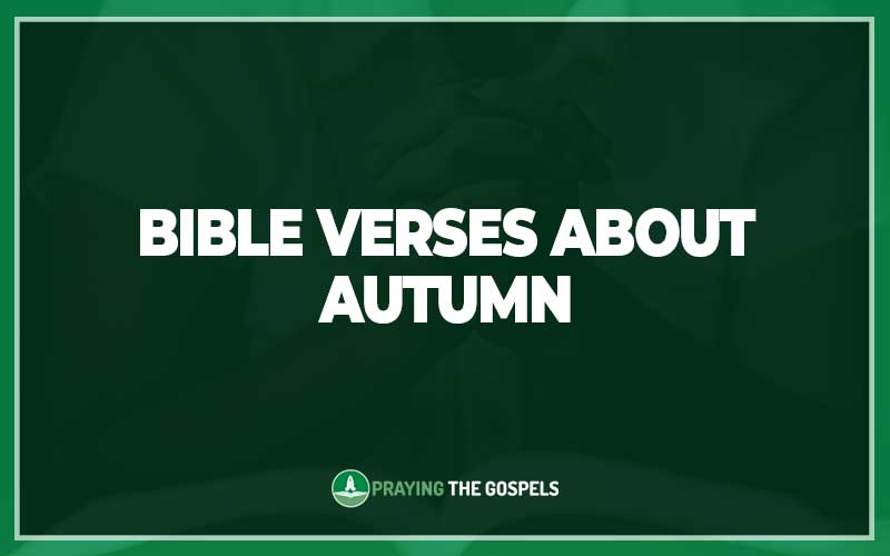 Bible Verses About Autumn.