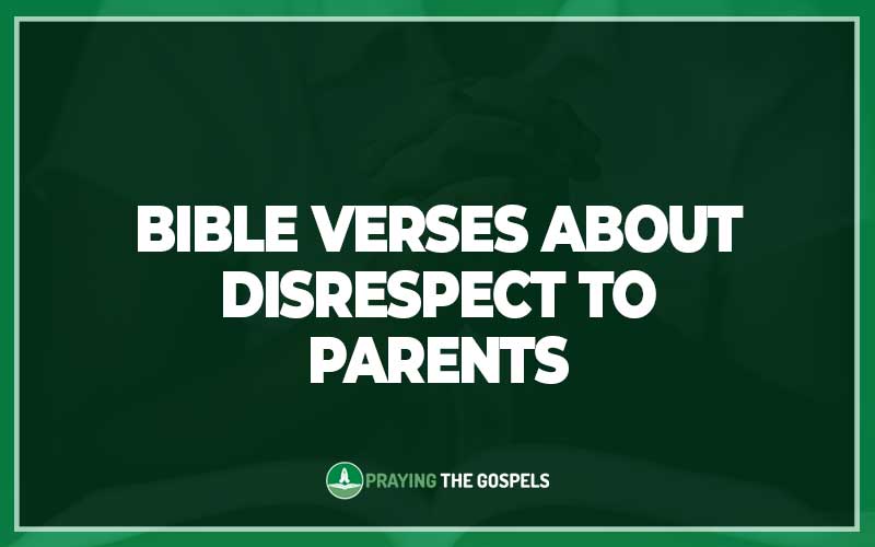 Bible Verses About Disrespect to Parents