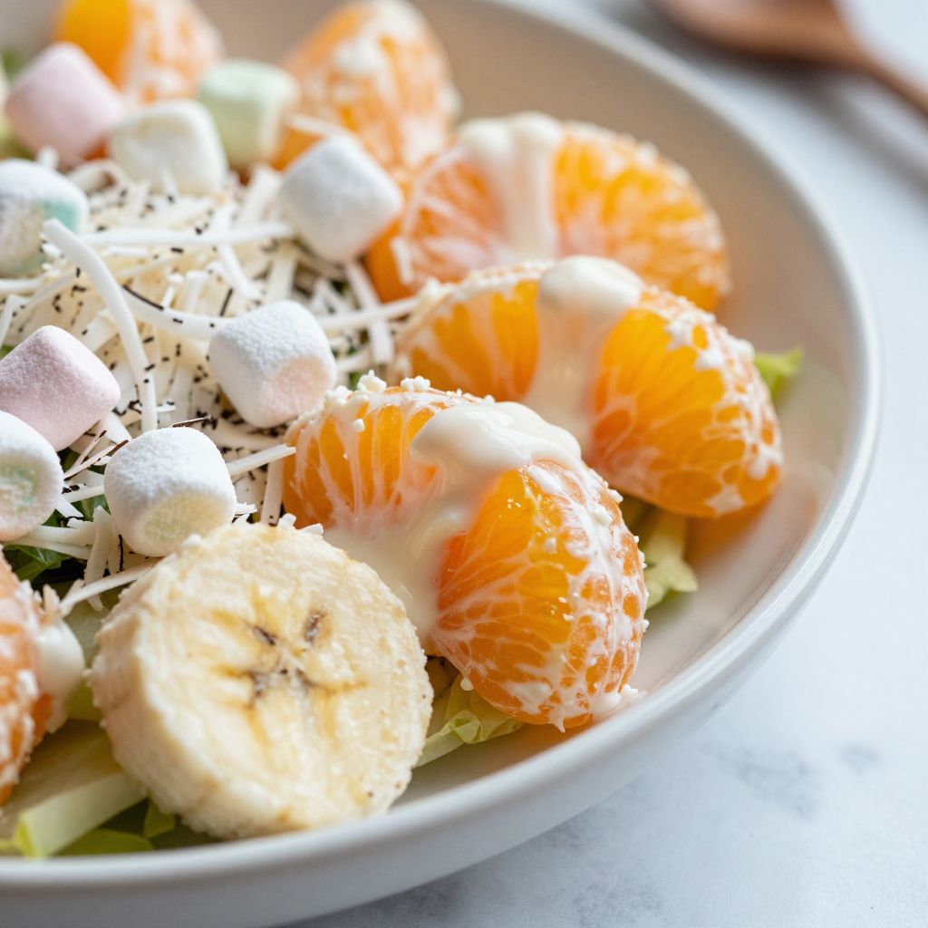5 Cup Salad Preparation