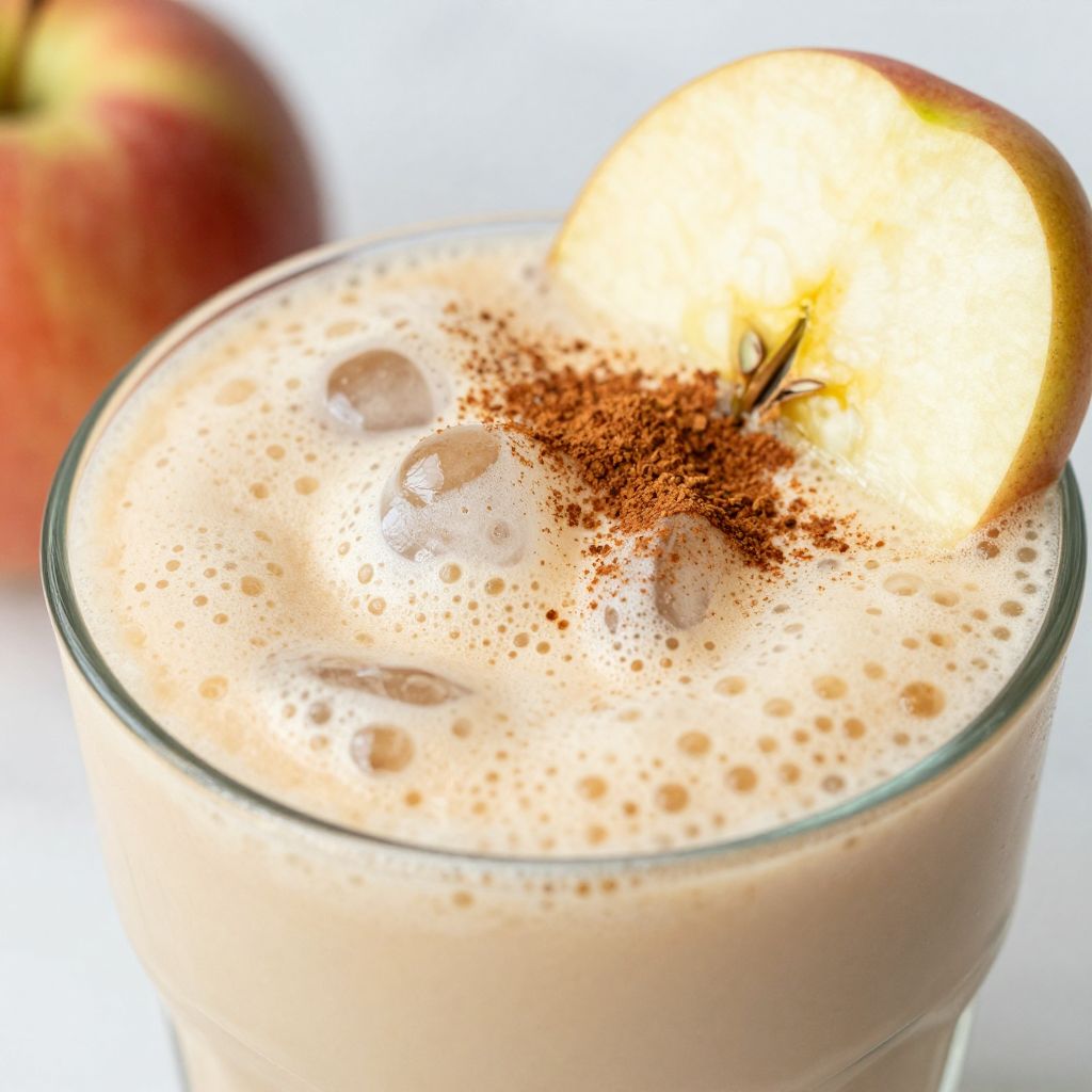 Apple Smoothie Preparation