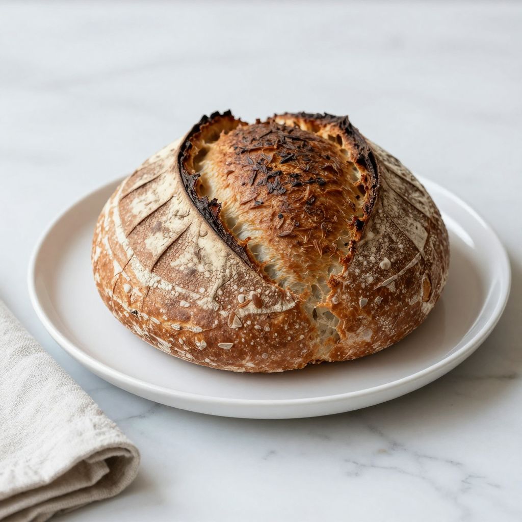 Basic Sourdough Recipe Final Loaf