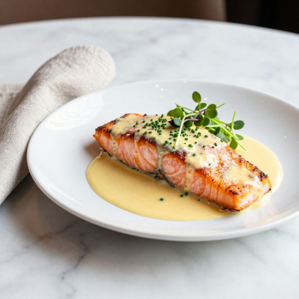 Beurre Blanc Sauce Final Dish