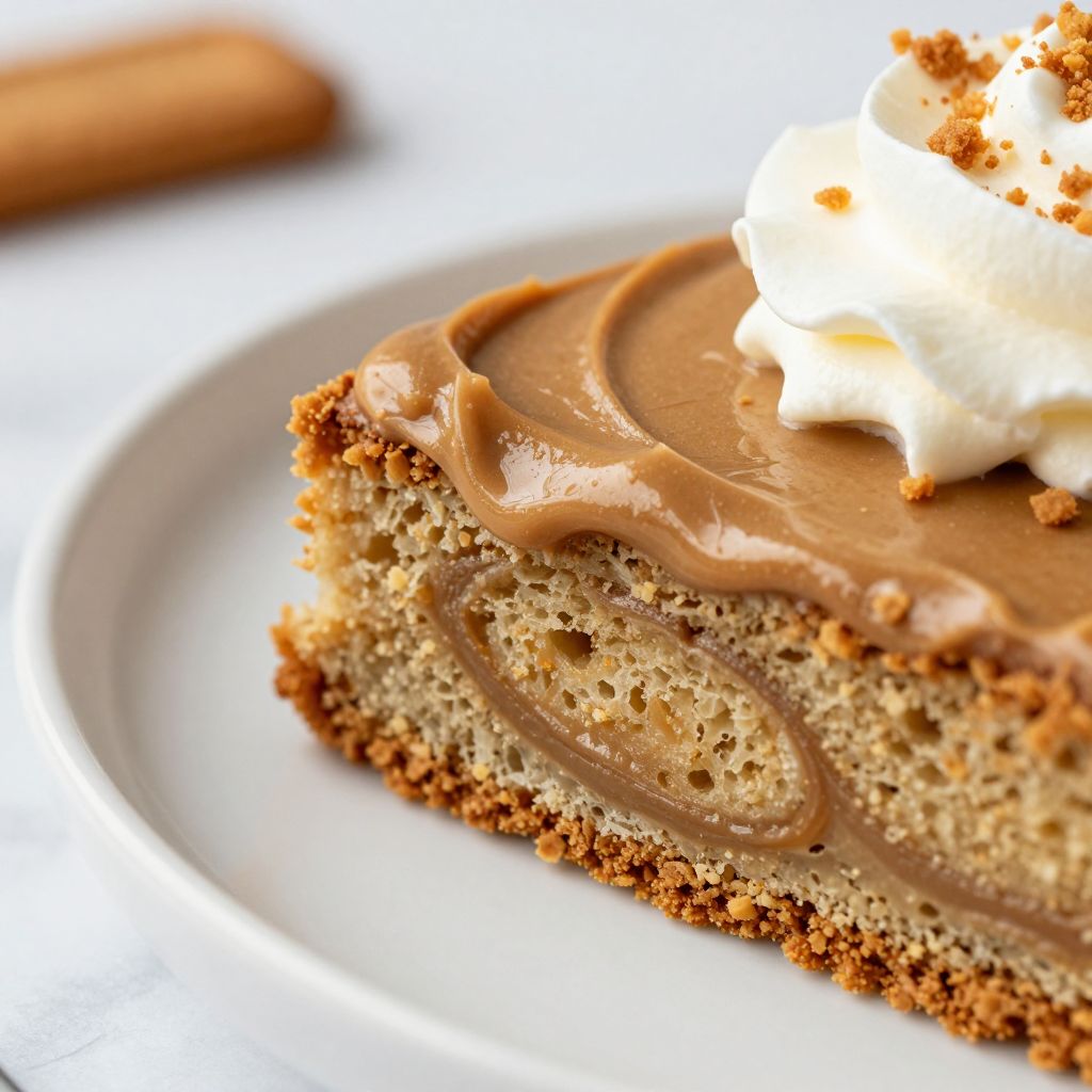 Biscoff Cake Making Process