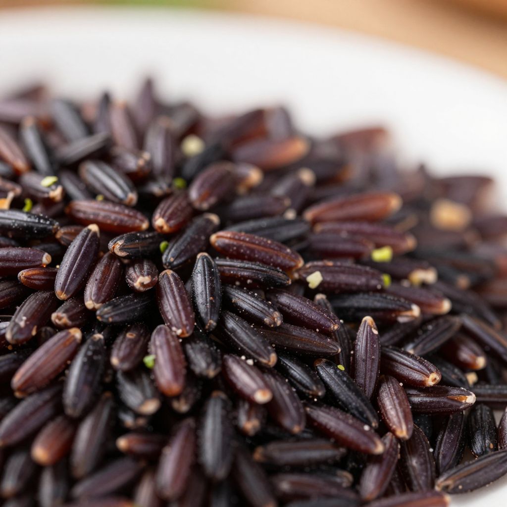 Black rice cooking process