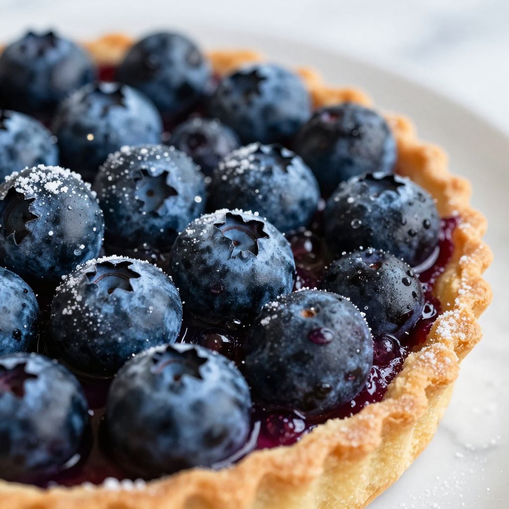Blueberry Tart Process Image