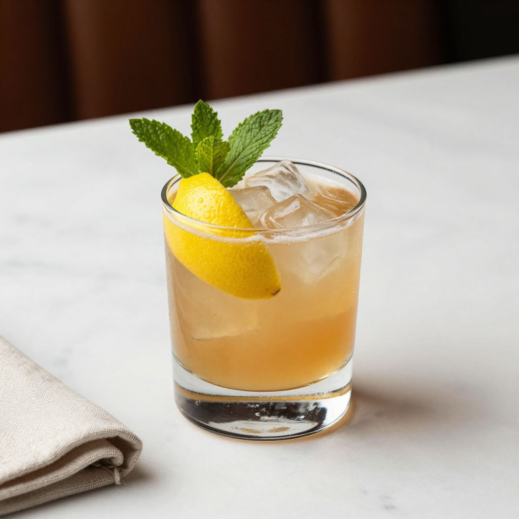 Bourbon Smash Cocktail