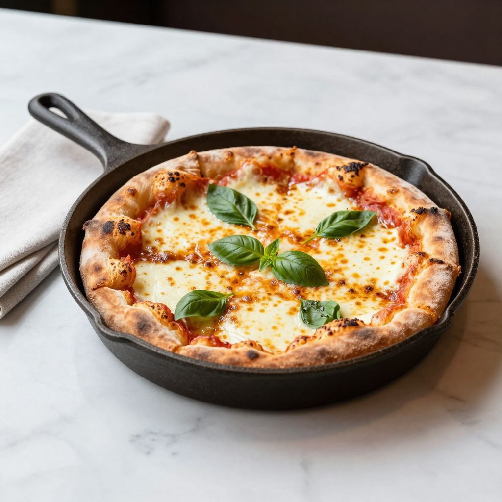 Cast Iron Pizza Final Dish