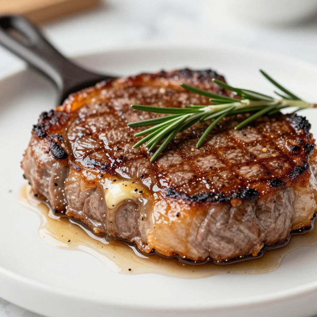 Cast Iron Steak Preparation