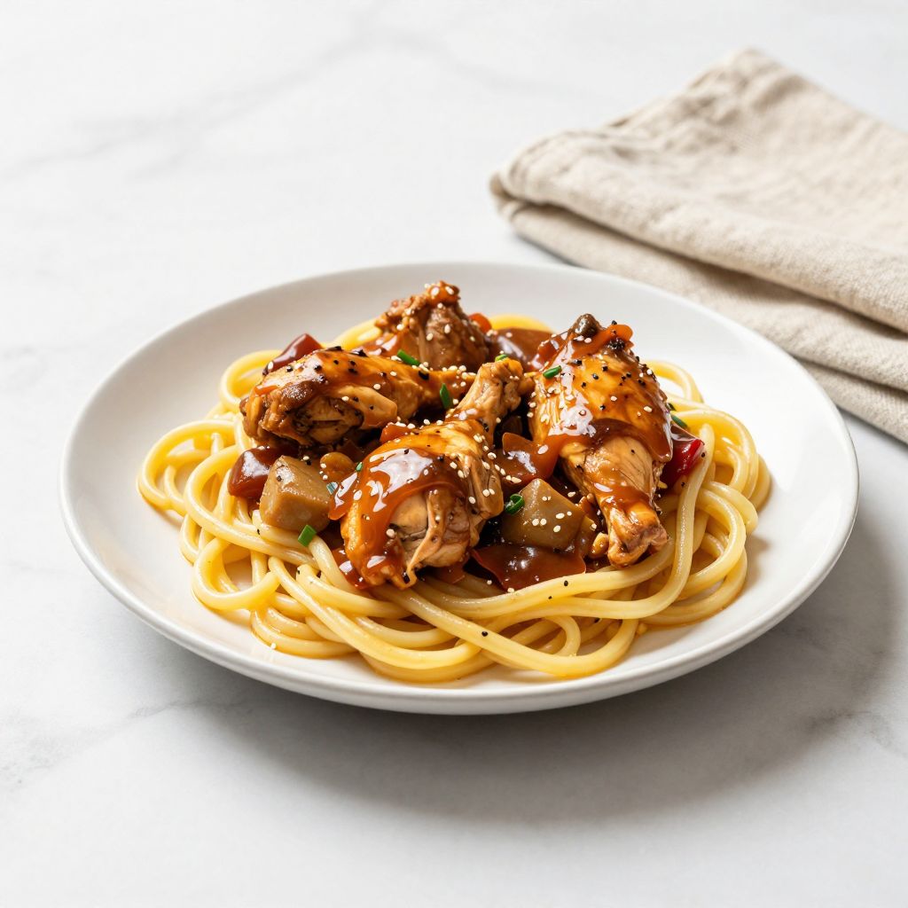 Chicken Stroganoff Finished Dish Image