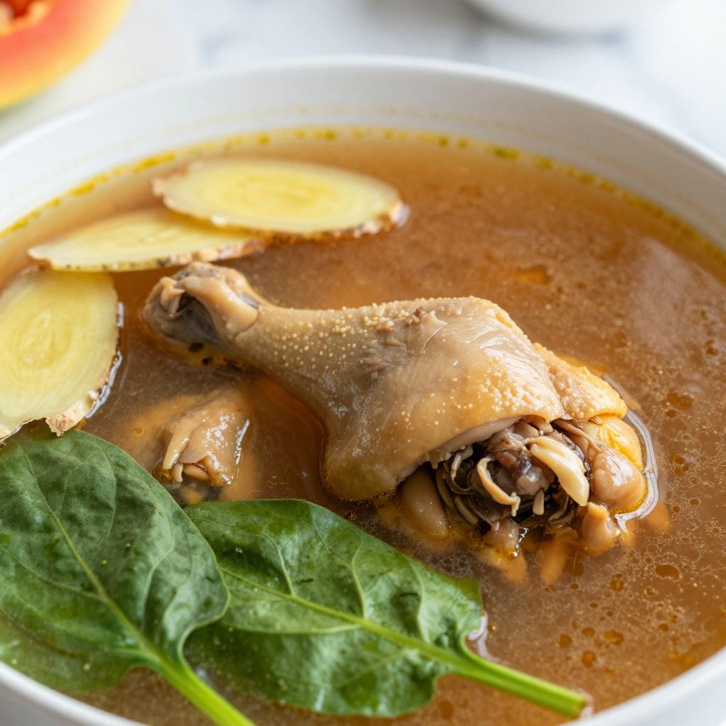 Chicken Tinola Cooking Process