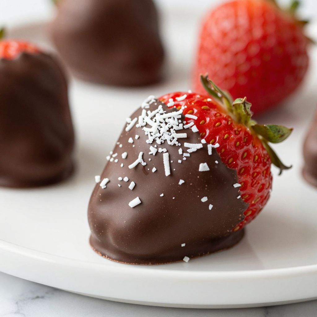 Chocolate Covered Strawberries Steps