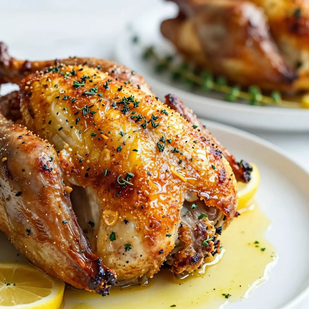 Cornish Game Hen Steps