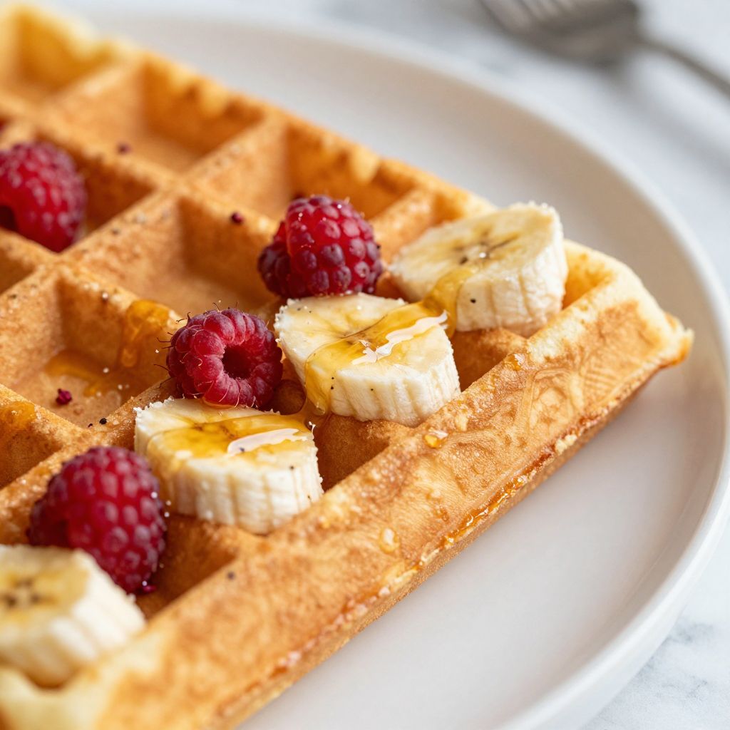 Cottage Cheese Waffle Making Process