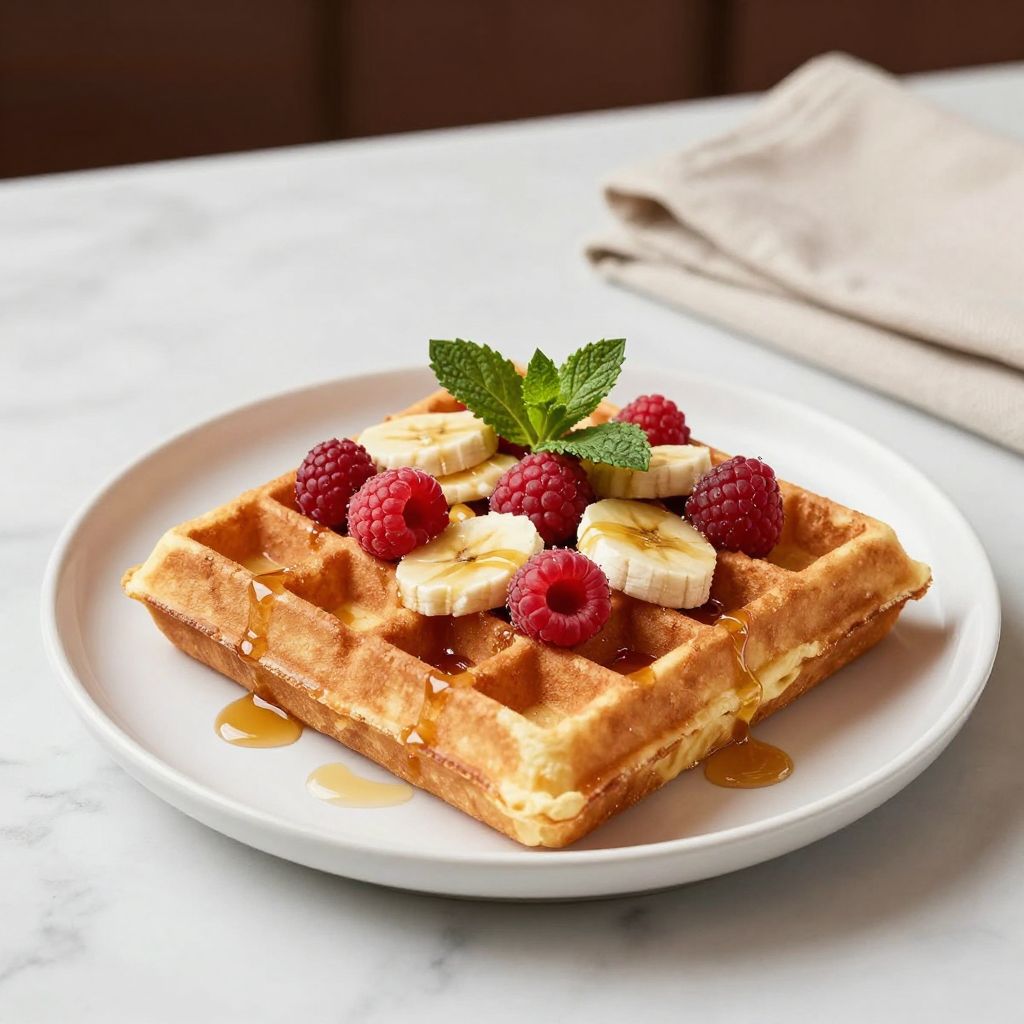 Cottage Cheese Waffle Finished Product