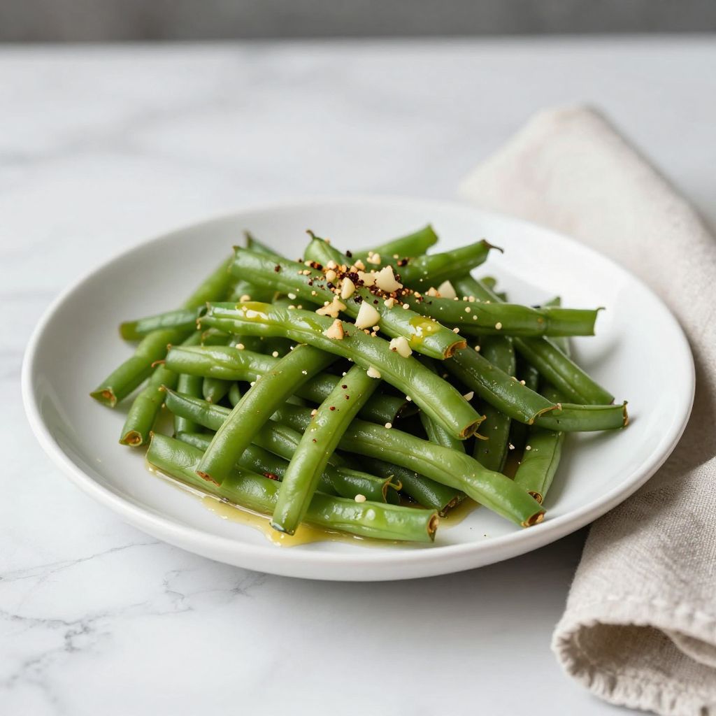 Cooked Crack Green Beans