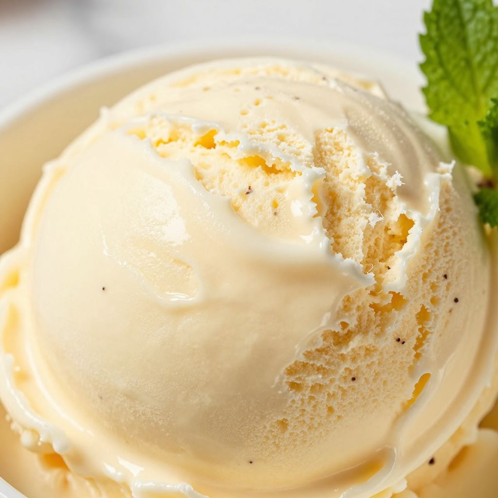 Custard Ice Cream Preparation