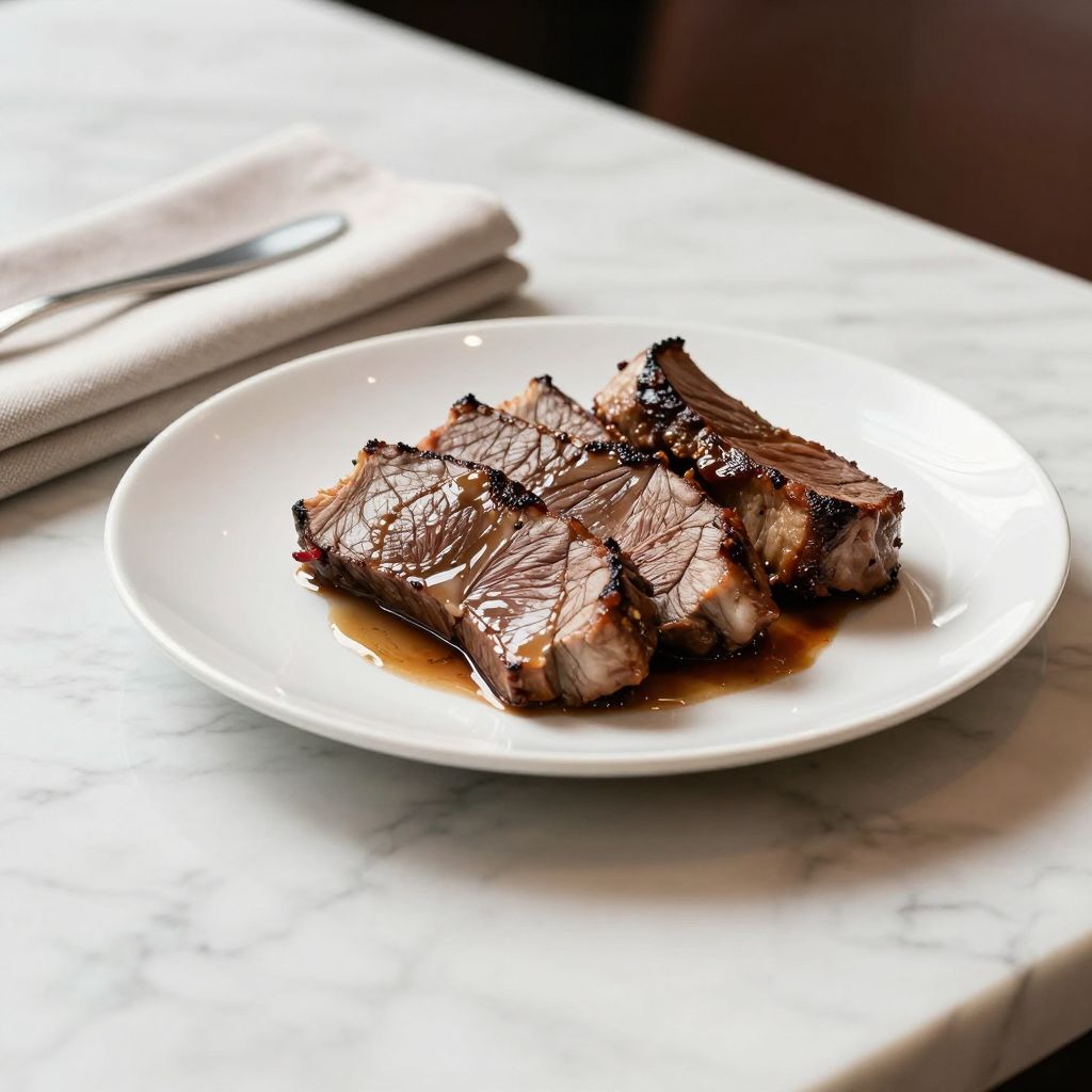 Deer Backstrap Served