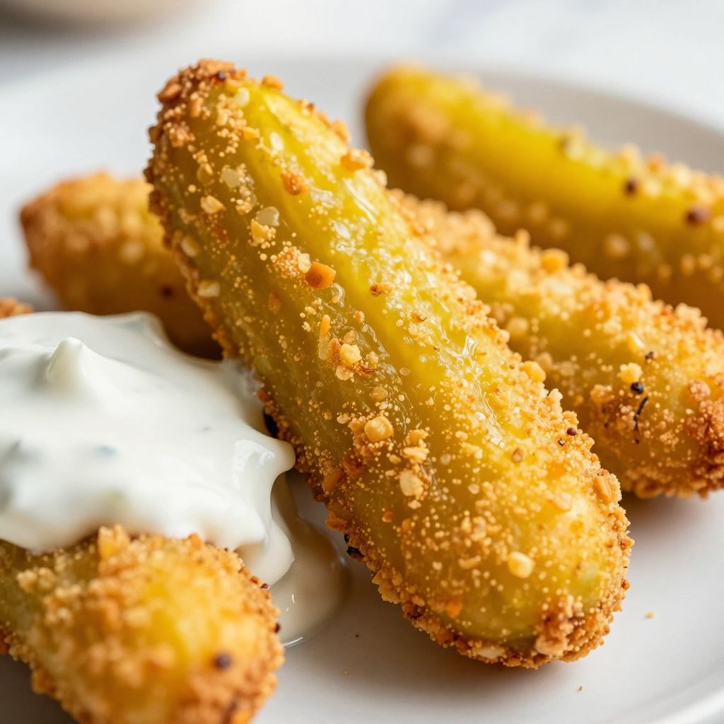 Fried Pickle Preparation