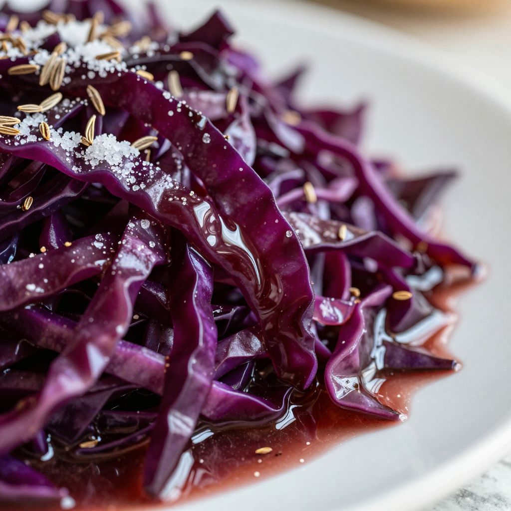 German Red Cabbage Preparation
