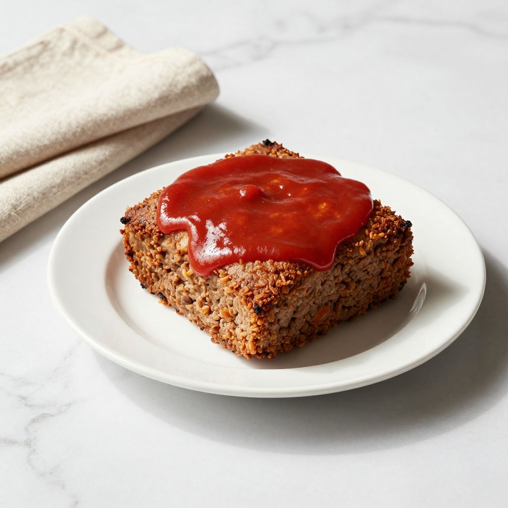 Gluten Free Meatloaf Serving Image