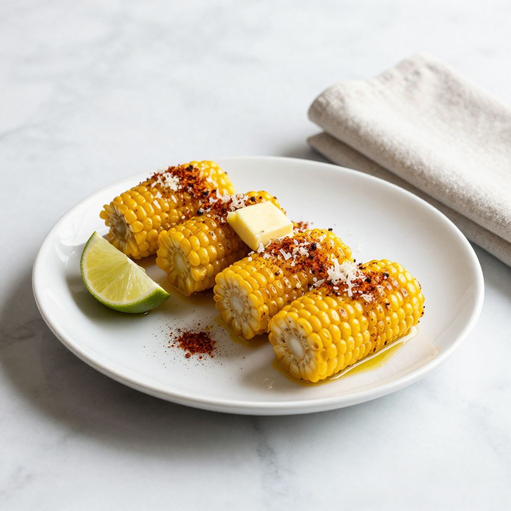 Grilled Corn Preparation