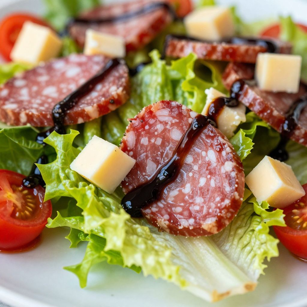 Grinder Salad Preparation