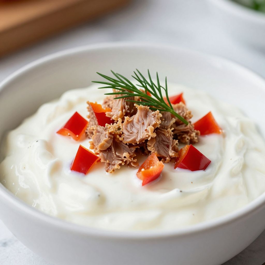 Healthy Tuna Salad Preparation