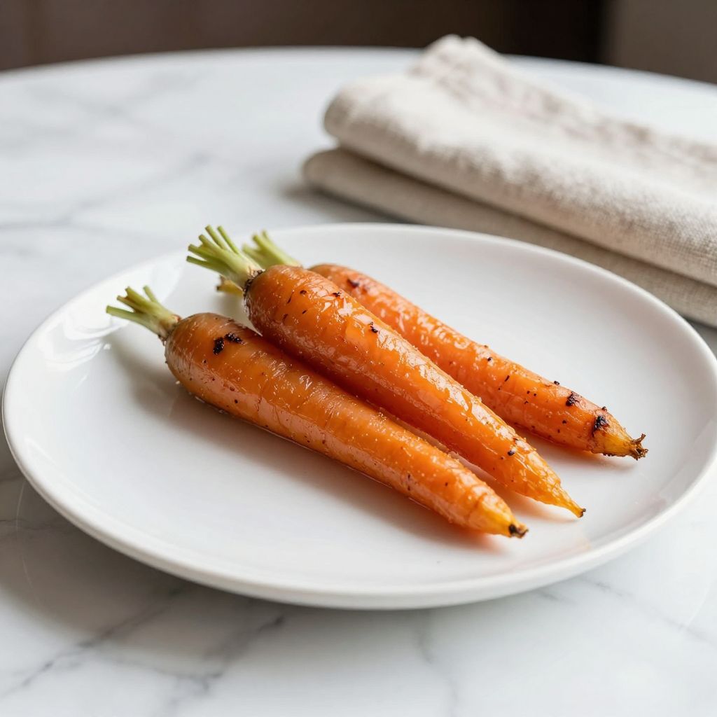 Honey Roasted Carrots Serving