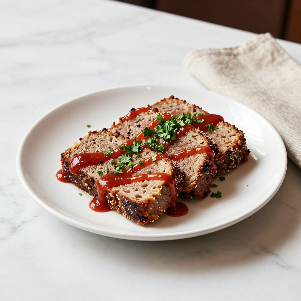 Keto Meatloaf Final Dish