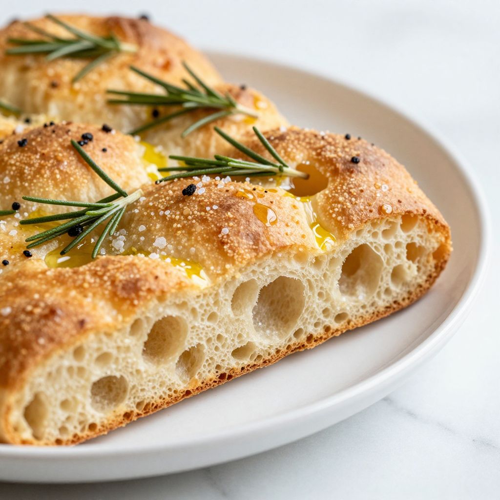 King Arthur Focaccia making process
