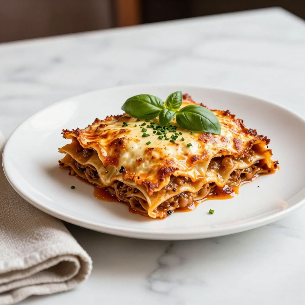 Lasagna Preparation