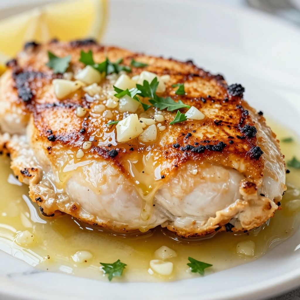 Lemon Garlic Chicken Step