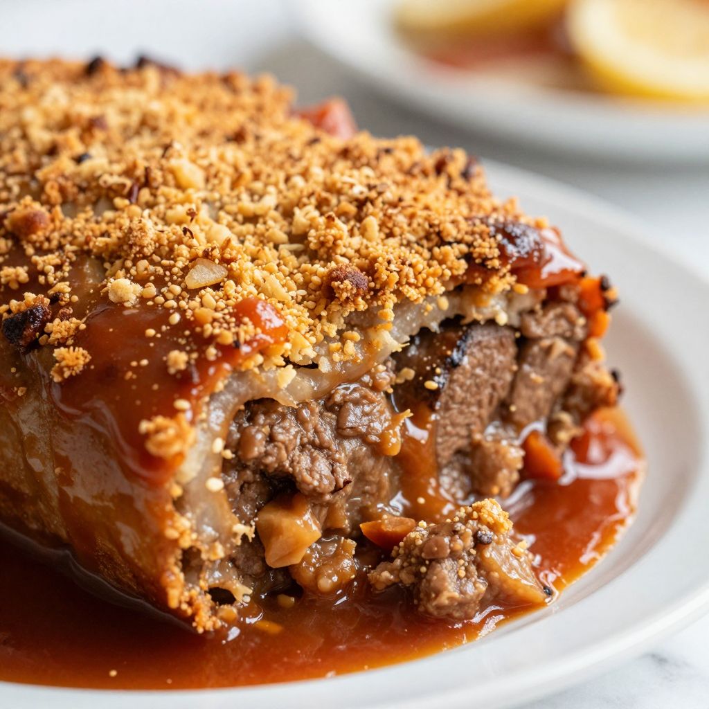 Lipton Meatloaf Being Prepared