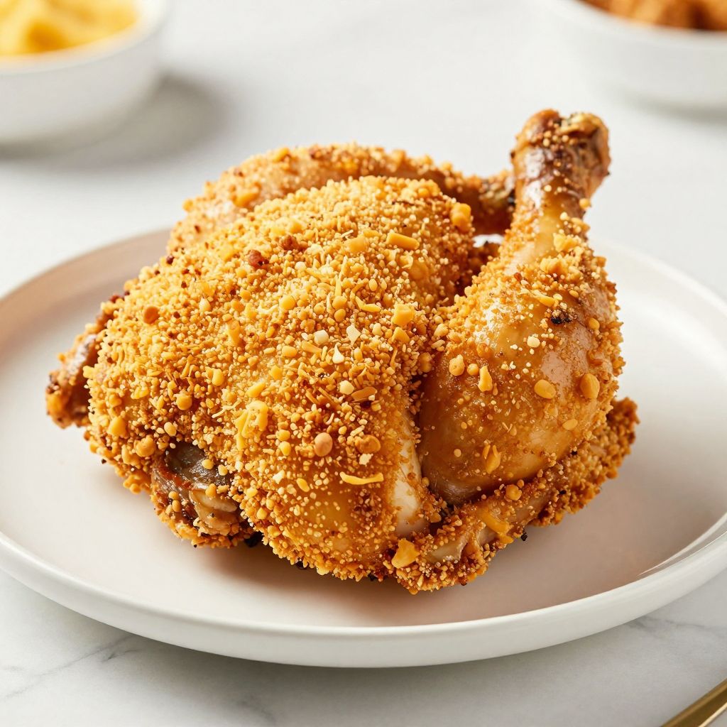 Longhorn Parmesan Crusted Chicken Process