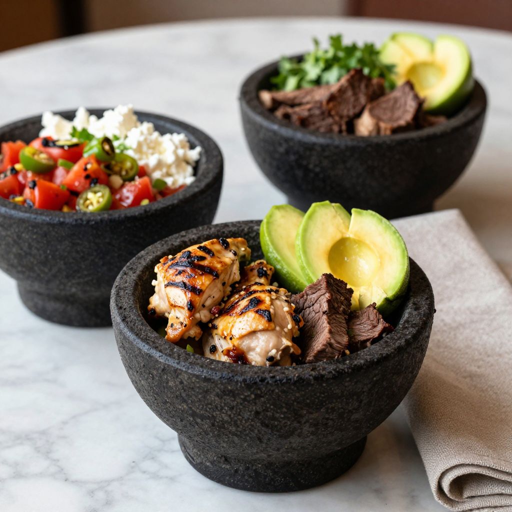 Delicious Molcajete Dish