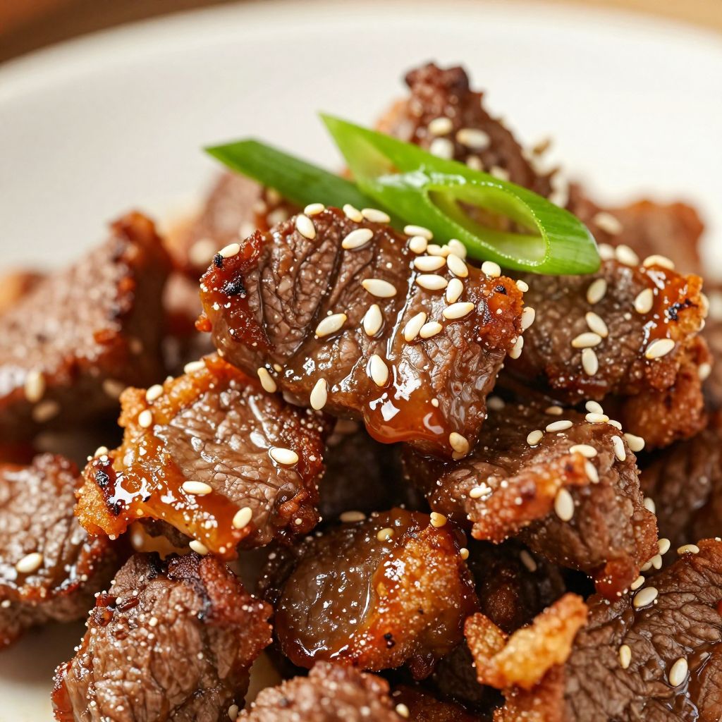 Cooking Mongolian Ground Beef