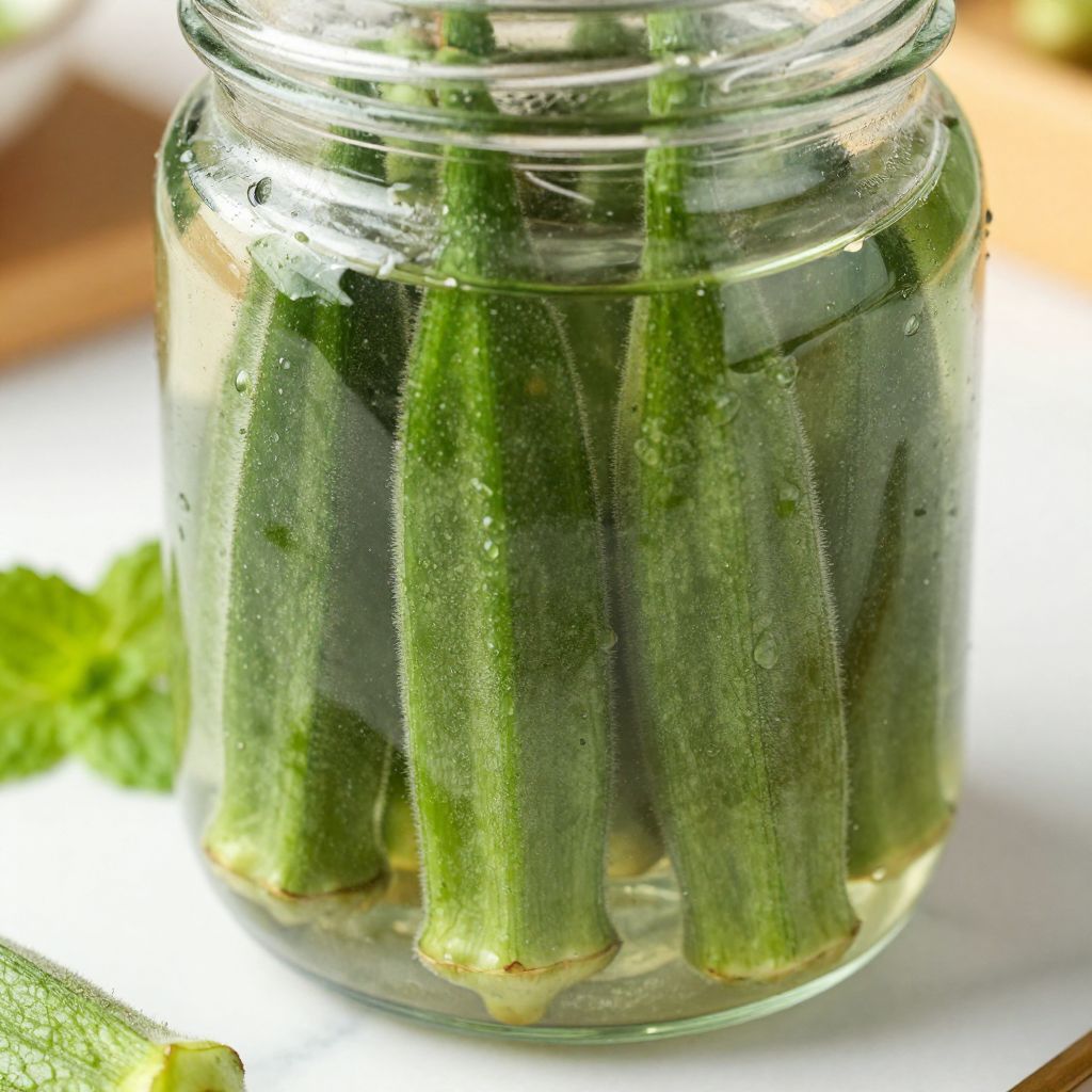 Okra Water Preparation