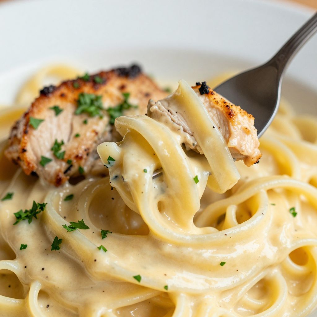 Olive Garden Chicken Alfredo Step