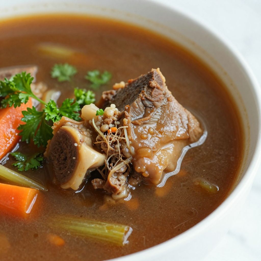 Oxtail Soup Preparation