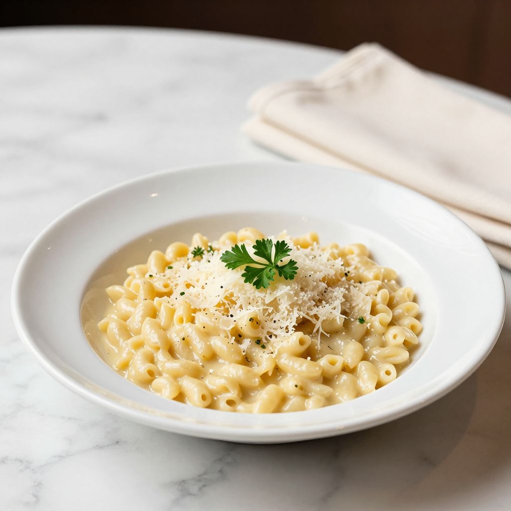 Final Dish of Parmesan Orzo