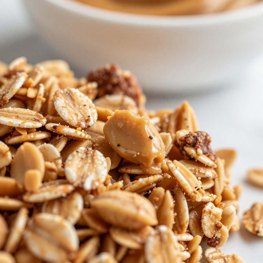 Peanut Butter Granola Process Image