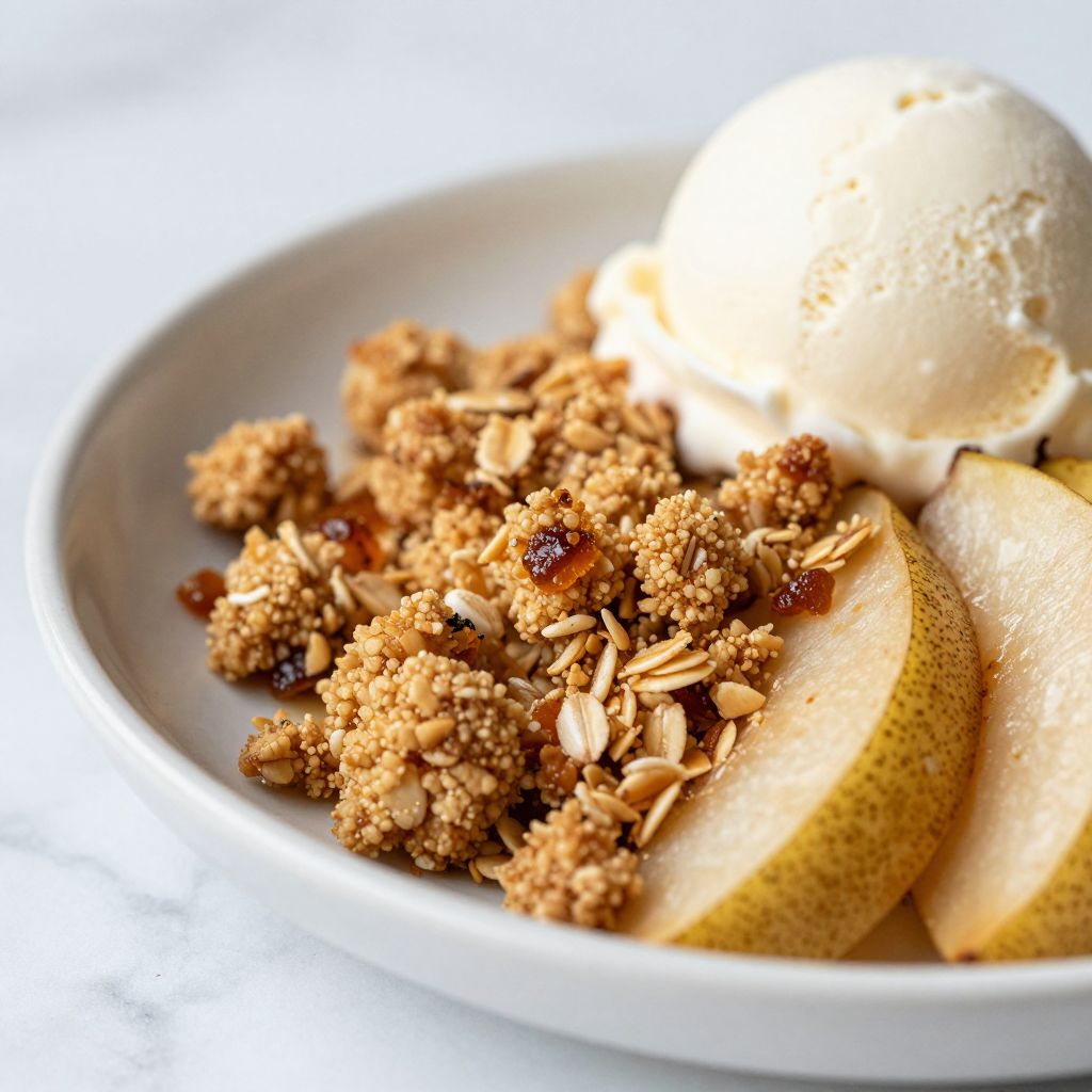 Pear Crumble Process Image