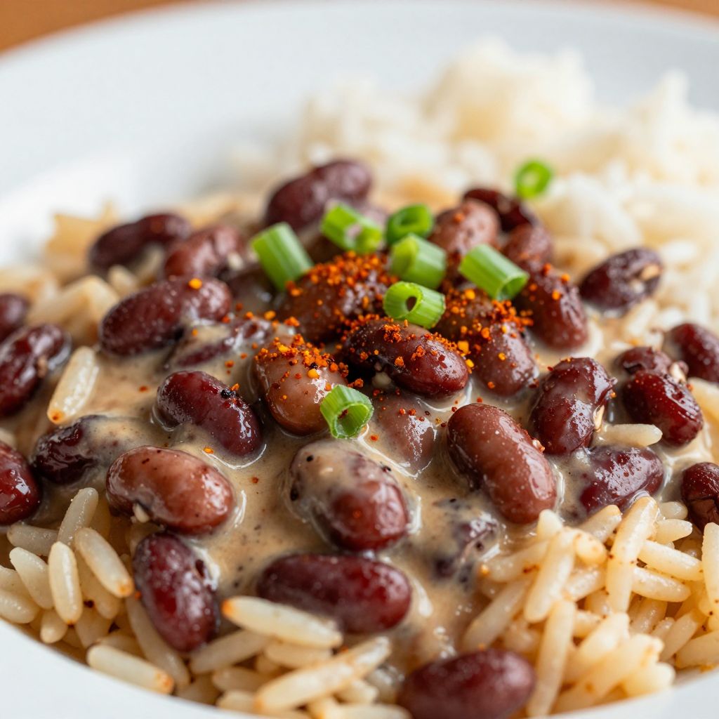 Popeyes Red Beans and Rice Preparation Image